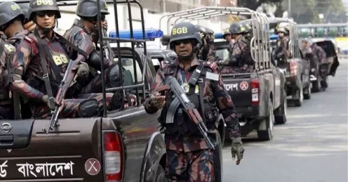 ছাত্রদলের ঘেরাও কর্মসূচি: নির্বাচন ভবনের সামনে বিজিবি মোতায়েন